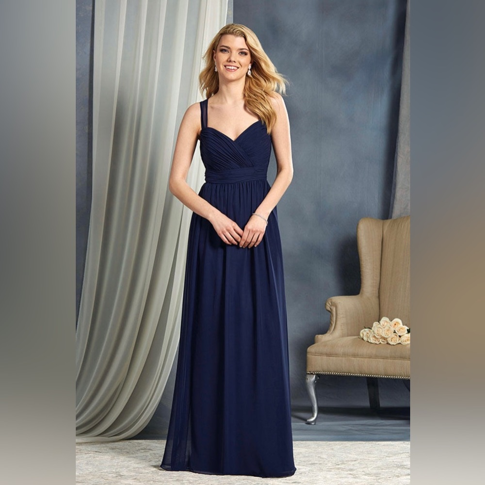 Navy Blue Dress - Alfred Angelo
